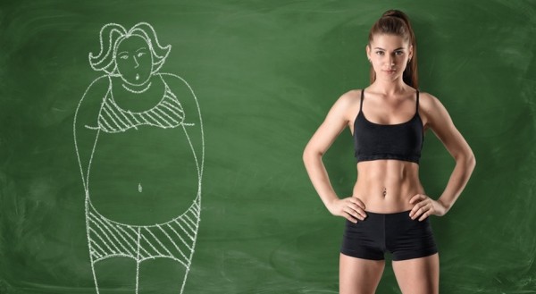 Из 52-го в46-размер засчет правильного питания